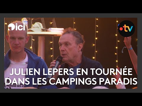 Tournée Paradis des Stars 2025 : Julien Lepers dans les Campings Paradis durant l'été