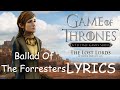 The Ballad Of The Forresters | Game Of Thrones ...
