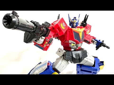 The Zodiac Prime STAR Convoy !!! Transformers Age of the Primes Titan Star Optimus Prime Chefatron