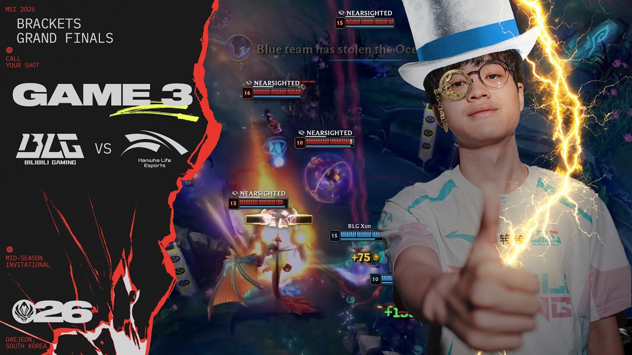 괴도 펑리쉰 ???? | BLG vs HLE 게임 3 하이라이트 | MSI 2026