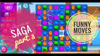 CANDY CRUSH SAGA | FUNNY LEVELS | PART 3 | SATISFYING | BUBBLE BREAKING | COVID