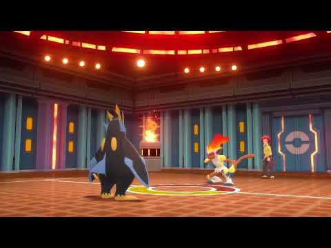 Empoleon vs E4 Flint's Infernape Pokémon Shining Pearl 12 April 2022