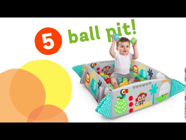 Vídeo relacionado con Bright Starts, Rattle & Shake Juguete de pesas para bebé, color verde, a partir de 3 meses
