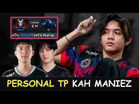 MIKOTO IS BACK TO SEA SERVER - MIKOTO QOP FT AME VS 23SAVAGE PERSONAL TP KAH MANIEZ DOTA 2