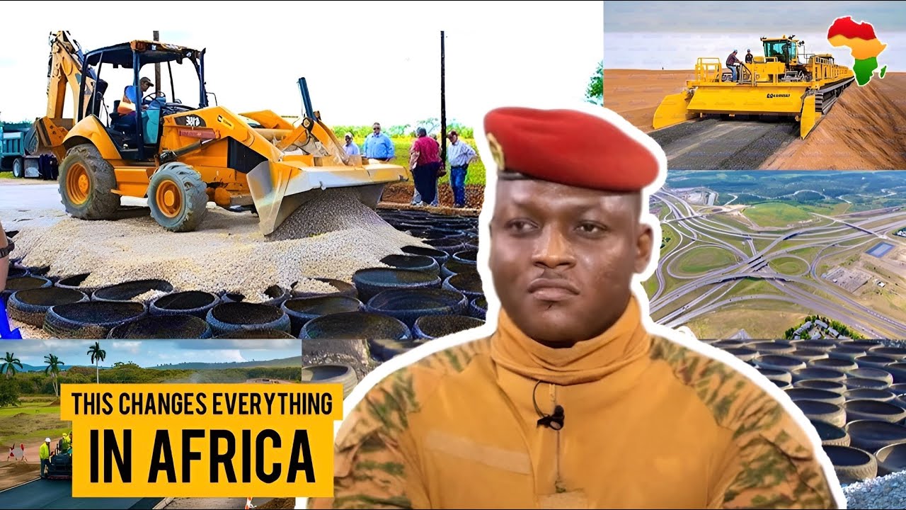 Jubilation In Burkina Faso As Ibrahim Traore Introduces New Road Construction Technique