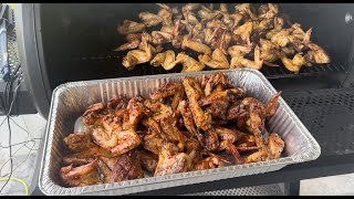40lbs of Chicken Wings The Hard Way!!!