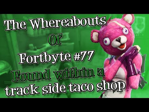 The Whereabouts of Fortbyte #77 : Found within a track side taco shop Video