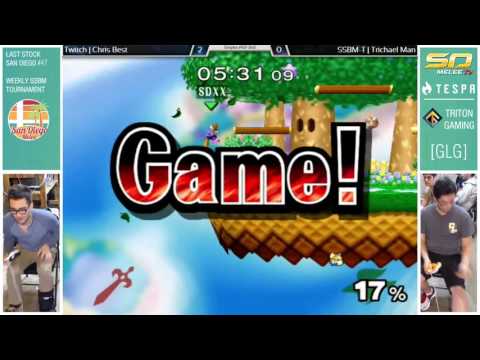 LSSD #47 - Singles WSF: Twitch | Chris Best vs. SSBM-T | Trichael Man - SSBM