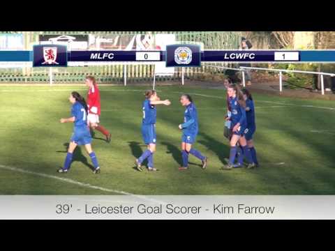 Middlesbrough Ladies vs Leicester City Women - The SSE Women's FA Cup - 2nd Round  - Highlights