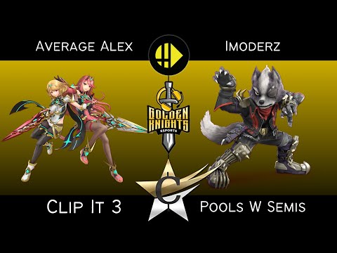 Clip It 3 Pools W Semis - Average Alex (Pyra) vs Imoderz (Wolf) Smash Ultimate - SSBU