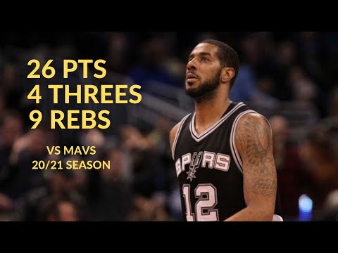 Lamarcus Aldridge 26 Pts 4 Threes 9 Rebs 2 Asts Highlights vs Dallas Mavericks | NBA 20/21 Season