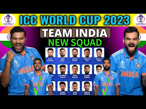 India World Cup 2023 Squad | India Squad for World Cup 2023 | Indian Team for ODI World Cup 2023
