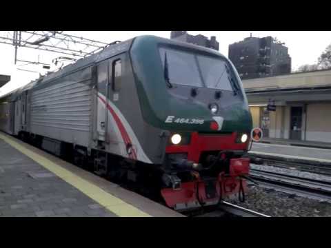 E464 396 Trenord+6 2 piani Trenord e XMPR - Monza 14/11/2016