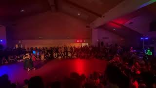 Roxana Suarez y Sebastian Achaval con El Cachivache en el Festival de Lyon 2022 Milonga