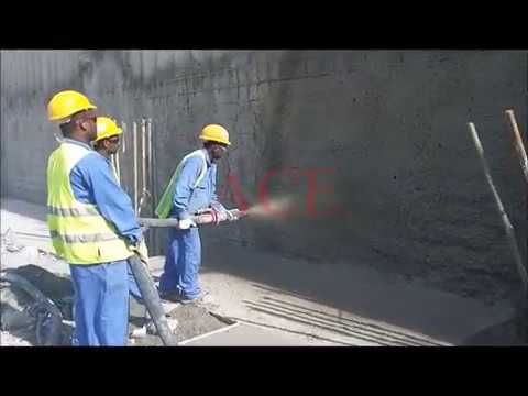 Shotcrete Work in Masdar City - Abu Dhabi