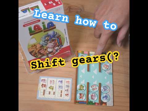 LAiA | A tabletop game that teaches you how to shift gears? #boardgames