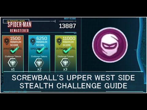 Screwball Upper West Side Stealth Challenge Tokens Guide | Spider Man Remastered