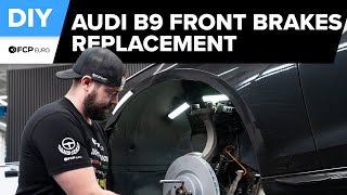 Audi A4 Front Brake Rotor and Pad Replacement DIY (2017-2024 Audi B9 A4, A5, Sportback, Allroad)