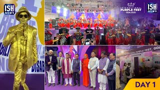 International Purple Fest Goa 2025 | Day 1 Highlights | ISH News