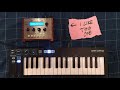 Mutable Instruments Shruthi-1 demo - fun with custom patches and sequencing