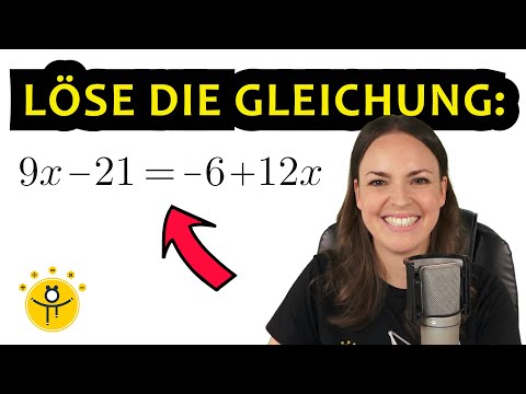 Lineare GLEICHUNGEN lösen einfach erklärt – Gleichung nach x auflösen