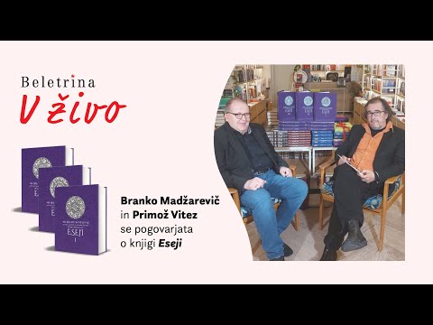 Naslovnica: Beletrina v živo:  Michel de Montaigne: Eseji I-III