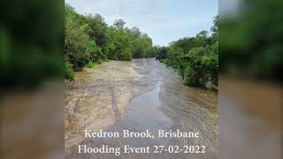 Kedron Brook Brisbane Flooding 27-02-2022