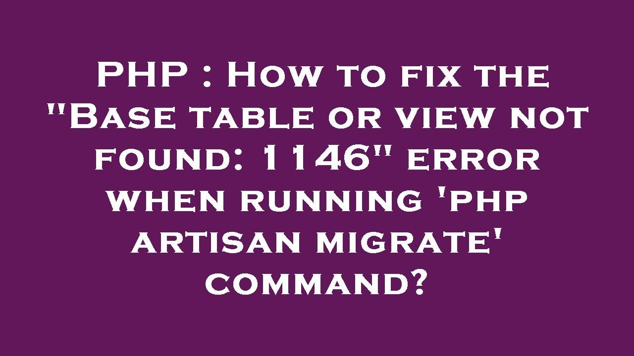 PHP : How to fix the 