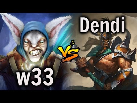 Secret w33 Meepo vs NaVi Dendi Centaur 14k comeback Gameplay MMR Dota 2 Highlights