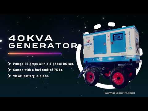 40 KVA Three Phase silent gensets ashok leyland