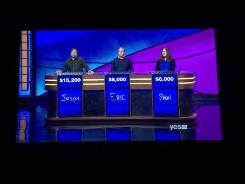 Double Jeopardy, Jason Zuffranieri Day 5 - Jason wagers $4,000 on the 3rd Daily Double 😳 (7/25/19)