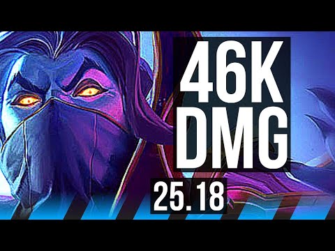 KASSADIN vs YONE (MID) | 8 solo kills, 18/2/3, Legendary, 46k DMG | EUW Diamond | 25.18
