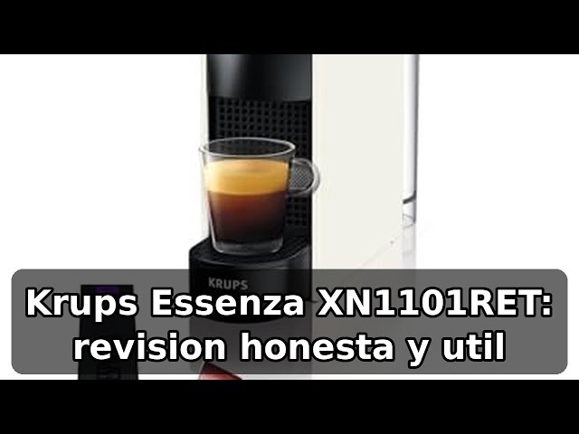 Vídeo relacionado con KRUPS Nespresso Essenza, Máquina de café, Diseño Compacto, Ultraligera, Fácil de Usar, Pure White, XN1101RET