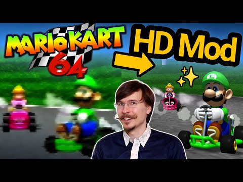 Amazing HD mod for Mario Kart 64! MK64HD Review
