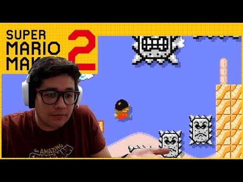 20 Second Speedrun Thwomp Ruins - Super Mario Maker 2 Super expert SMB speedrun