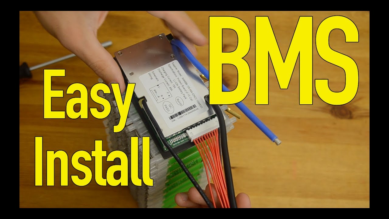 How to add BMS (no spot-weld Vruzend DIY 18650 battery kit)