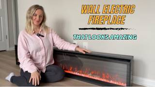 Wall Mounted Electric Fireplace - Realistic, With Heat, A Lot Of Settings - Full Review