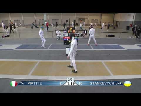 2023 112 T64 13 M E Individual Budapest HUN GP 6 STANKEVYCH UKR vs PIATTI ITA