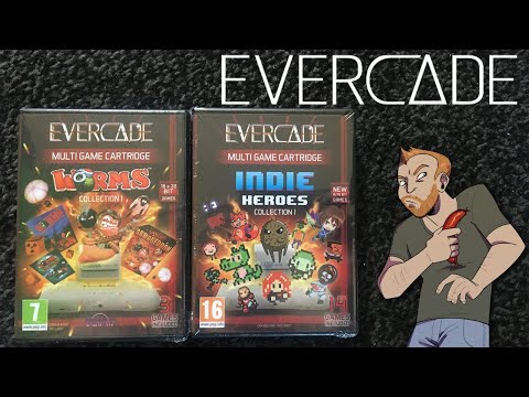 Let's Play Evercade Games - INDIE HEROES COLLECTION 1 and WORMS COLLECTION 1