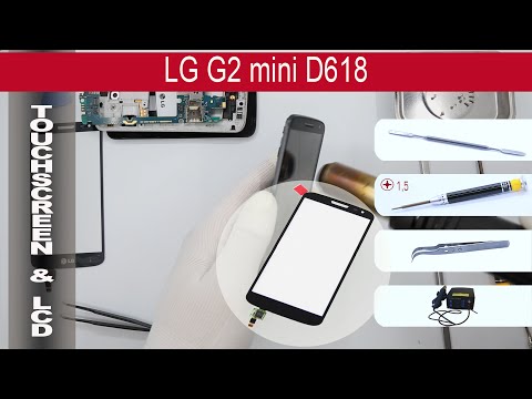 Wie kann man 🔧 Touch screen (Digitizer)  📱 LG G2 mini D618 ersetzen