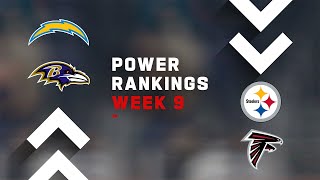NFL Power Rankings Week 9: Chargers, Texans and Ravens on the rise