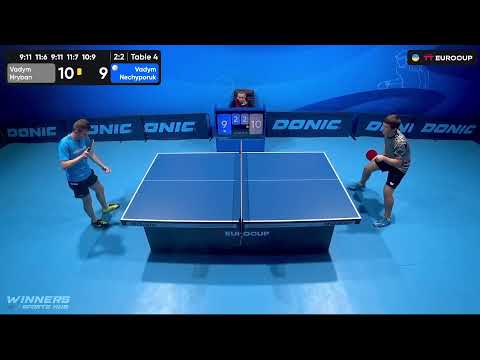 13:15 Vadym Hryban - Vadym Nechyporuk 23.09.2023 TT Euro.Cup Ukraine Star. TABLE 4