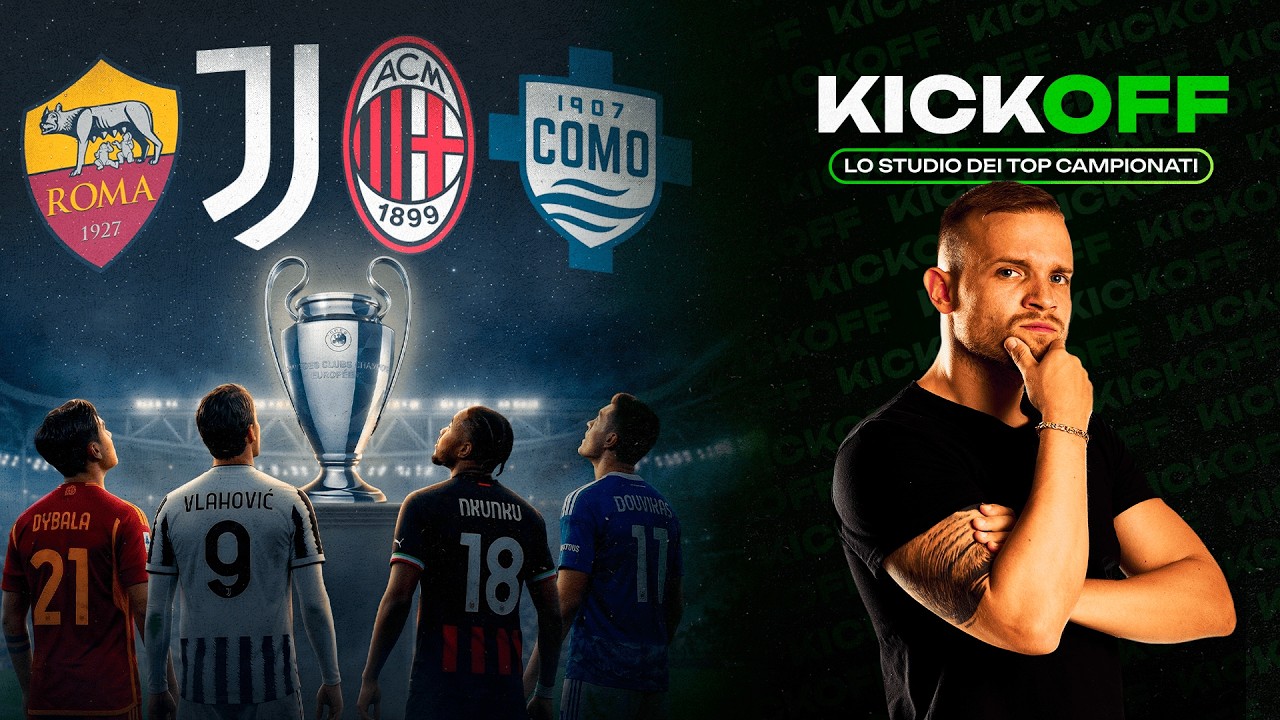 Chi conquisterà la Champions? ULTIMA PUNTATA! KICKOFF, lo STUDIO dei TOP CAMPIONATI