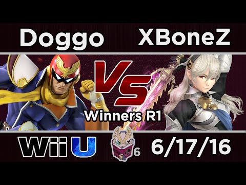 The Briggs House 6 - Doggo (C. Falc, Ike) Vs. XBoneZ (Corrin) SSB4 R1 - Smash 4