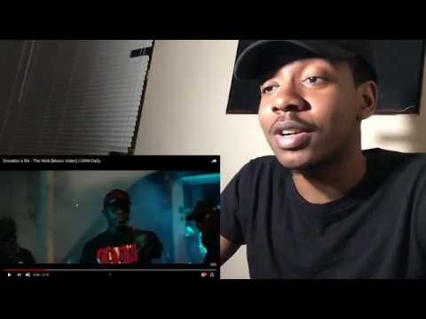 AMERICAN REACTION TO UK RAP Sneakbo x RA - The Mob [Music Video] | GRM Daily