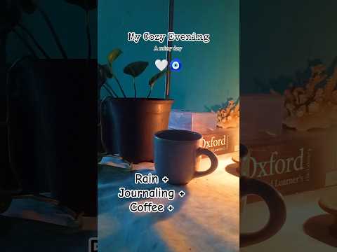 ආසම හවස් Journaling with rainy weather 💐🌧️ #rainyday #journaling #calmmusic  #subscribemychannel