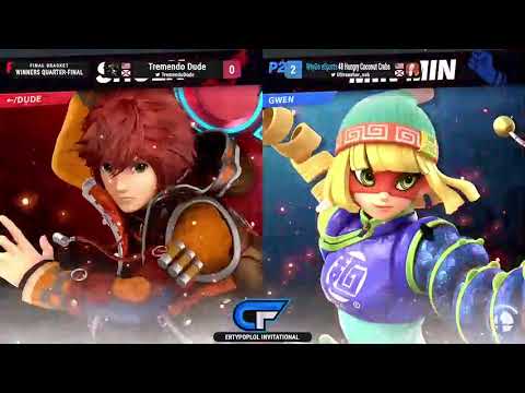 Ertypoplol Invitational Winners Quarters Tremendo Dude (Shulk) vs Ultraasher (Min-Min)