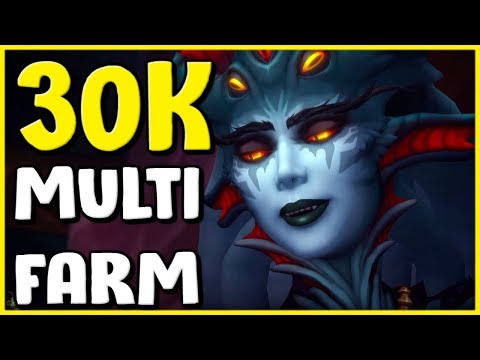 30,000 Gold Multi Farm In WoW BFA 8.2.5 - Gold Making, Gold Farming