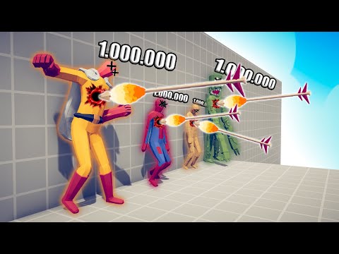 1.000.000 DAMAGE FIRE ARCHER vs UNITS - TABS | Totally Accurate Battle Simulator 2023
