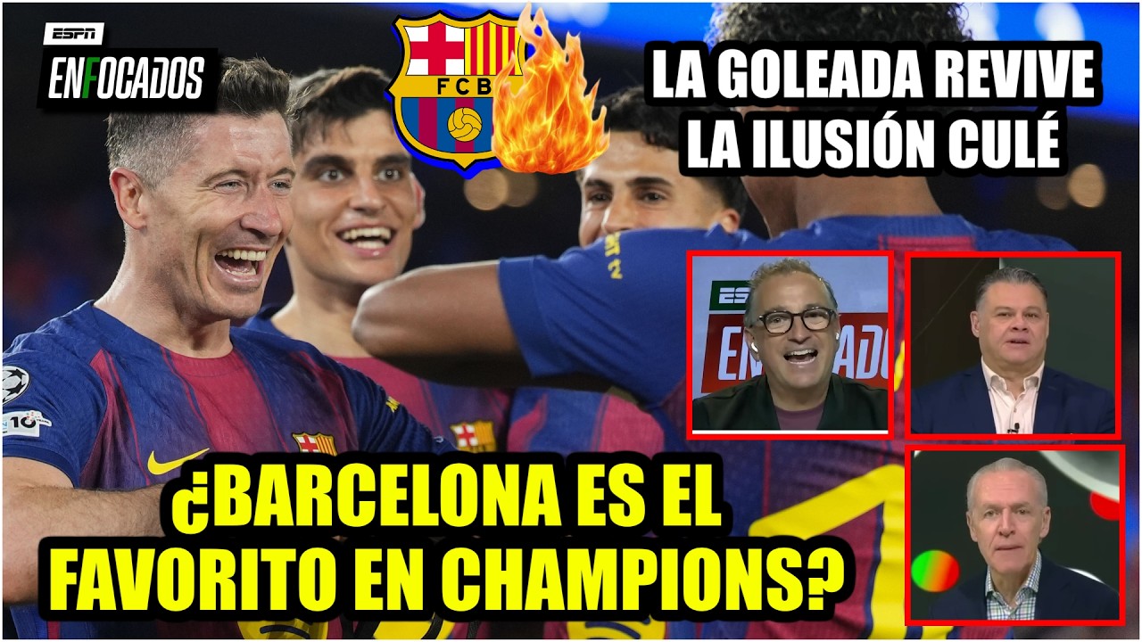 BARCELONA ES EL CANDIDATO #1 a GANAR la CHAMPIONS LEAGUE, según Hernán Pereyra | Enfocados